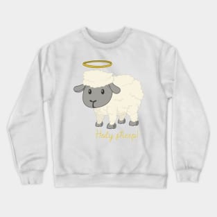 Holy Sheep Cute Fluffy Animal Crewneck Sweatshirt